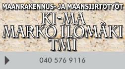 Tmi Ki-Ma Marko Ilomäki logo